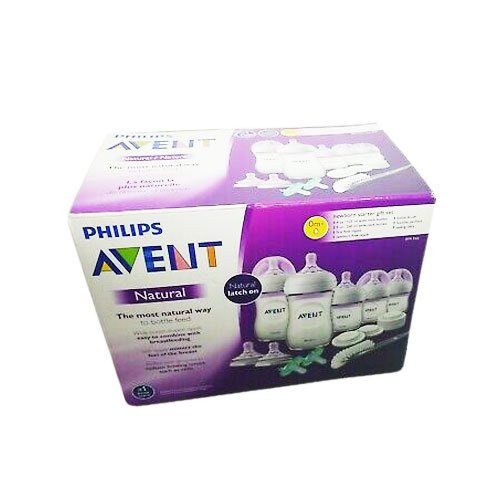 Philips Avent Natural Baby Bottle Blue Gift Set, SCD206/12