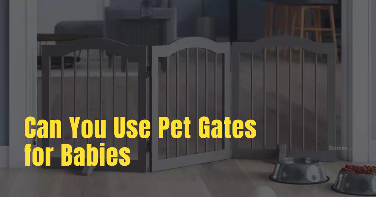 Can You Use Pet Gates for Babies