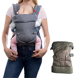 YOU+ME 4-in-1 Ergonomic Baby Carrier for short mom