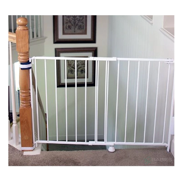 Regalo 2-in-1 Stairway & Hallway Wall Mounted top of stairs baby gate for banister