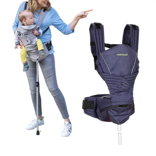 Mamapod All-Position Baby and Toddler Carrier with Hip Seat for hip dysplasia
